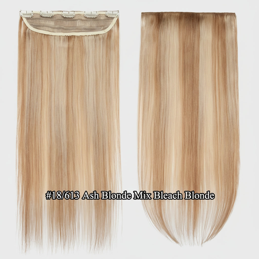 #8/613 One Piece Clip In Human Hair Extensions 120g Straight