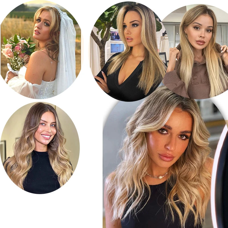 #8/613 One Piece Clip In Human Hair Extensions 120g Straight