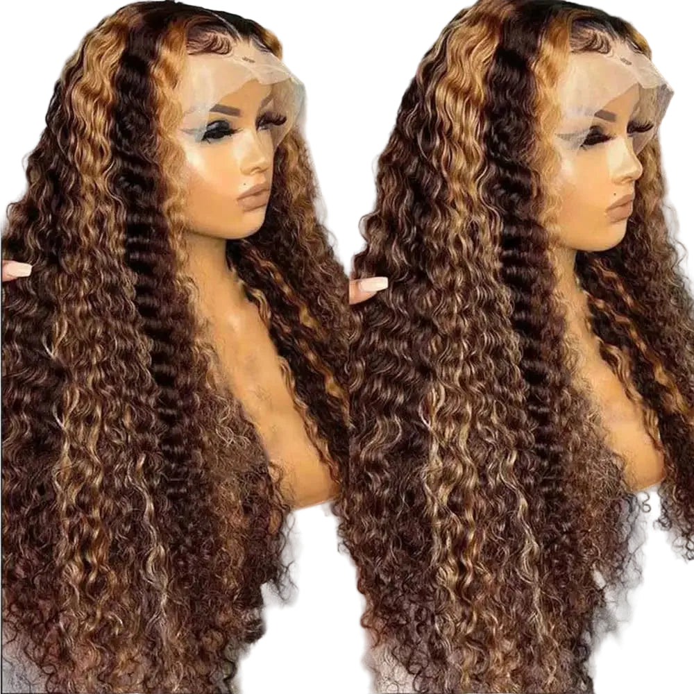 360 HD Lace Frontal Wig Human Hair – 30" Deep Wave Glueless
