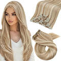 Clip In Human Hair Extensions – Balayage #1B/18/60