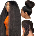 Kinky Straight HD Lace Front Human Hair Wig