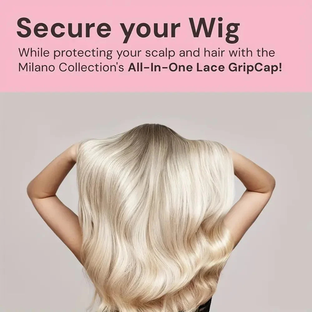 Non Slip Lace Wig Grip Cap with Ear Cutouts & Velcro