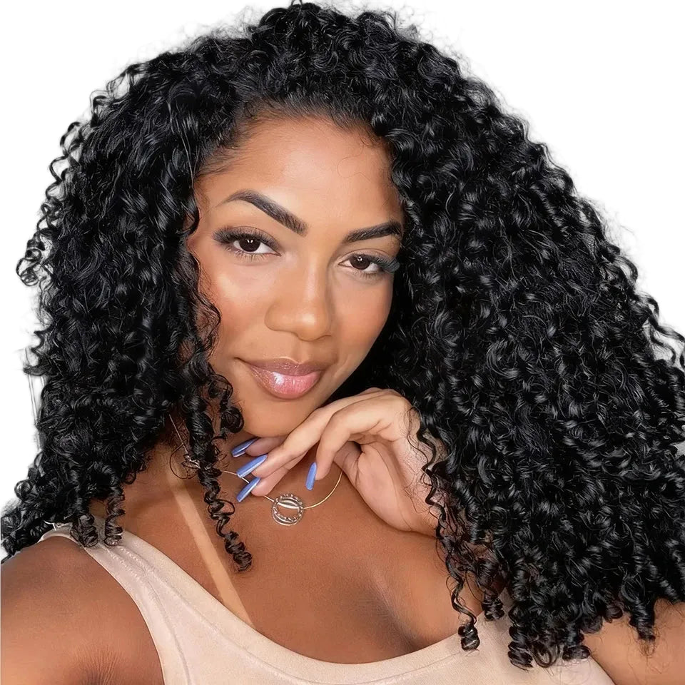 Mèches de Cheveux Humains Pixie Bouclés Vierge 16A