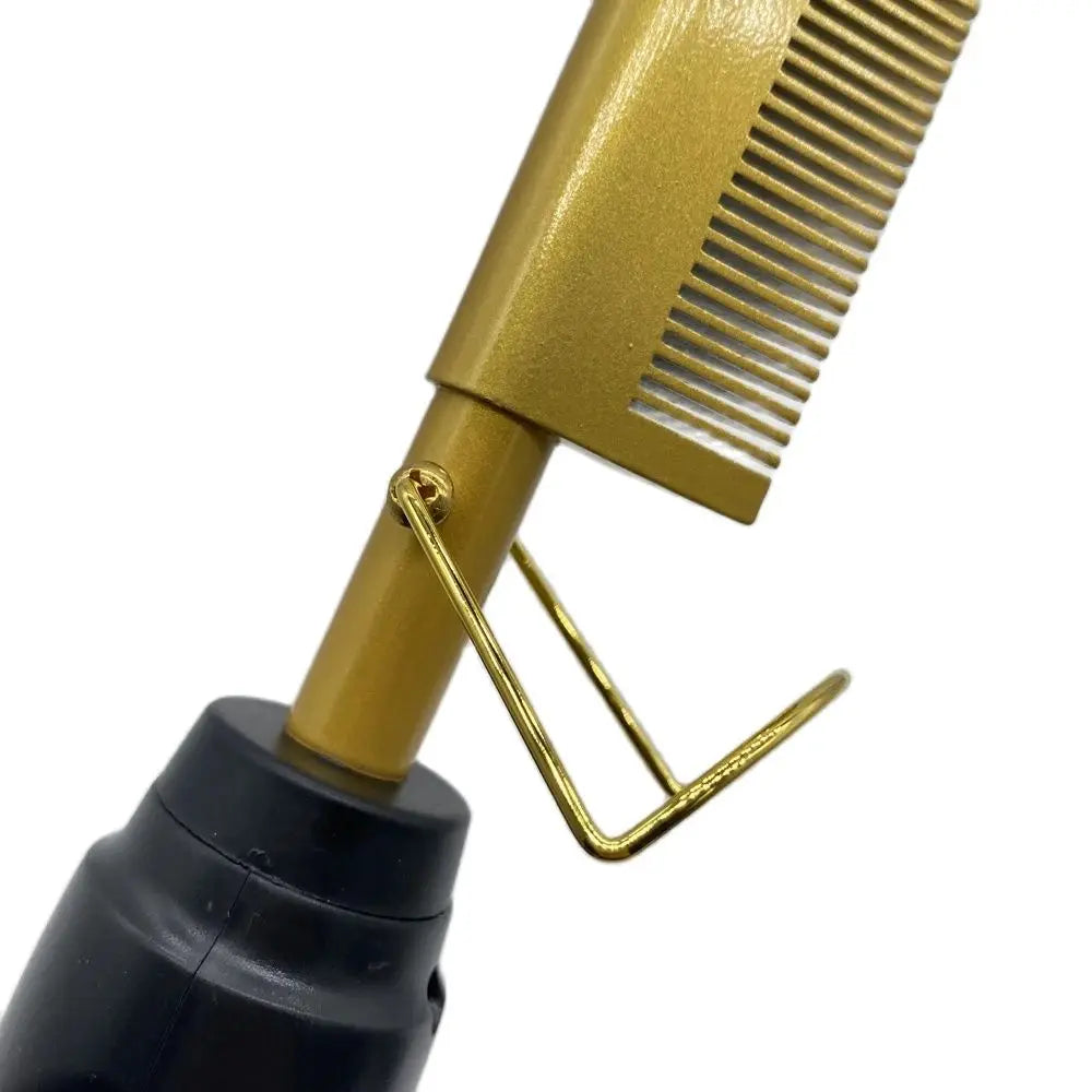 Brosse à lisser pour peignes chauds pour perruques et cheveux naturels