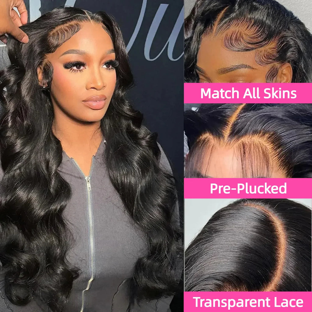 Perruque Body Wave Lace Front HD 13x4 13x6 Densité 250%