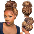 Deep Wave 360 Lace Front Wig Human Hair 250 Density Highlight