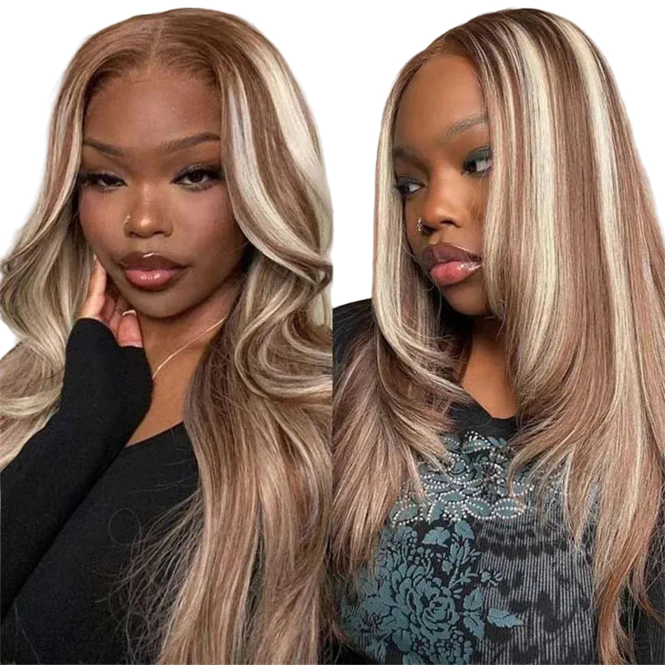 613 Blonde Lace Front Human Hair Wig 13x4 HD Glueless