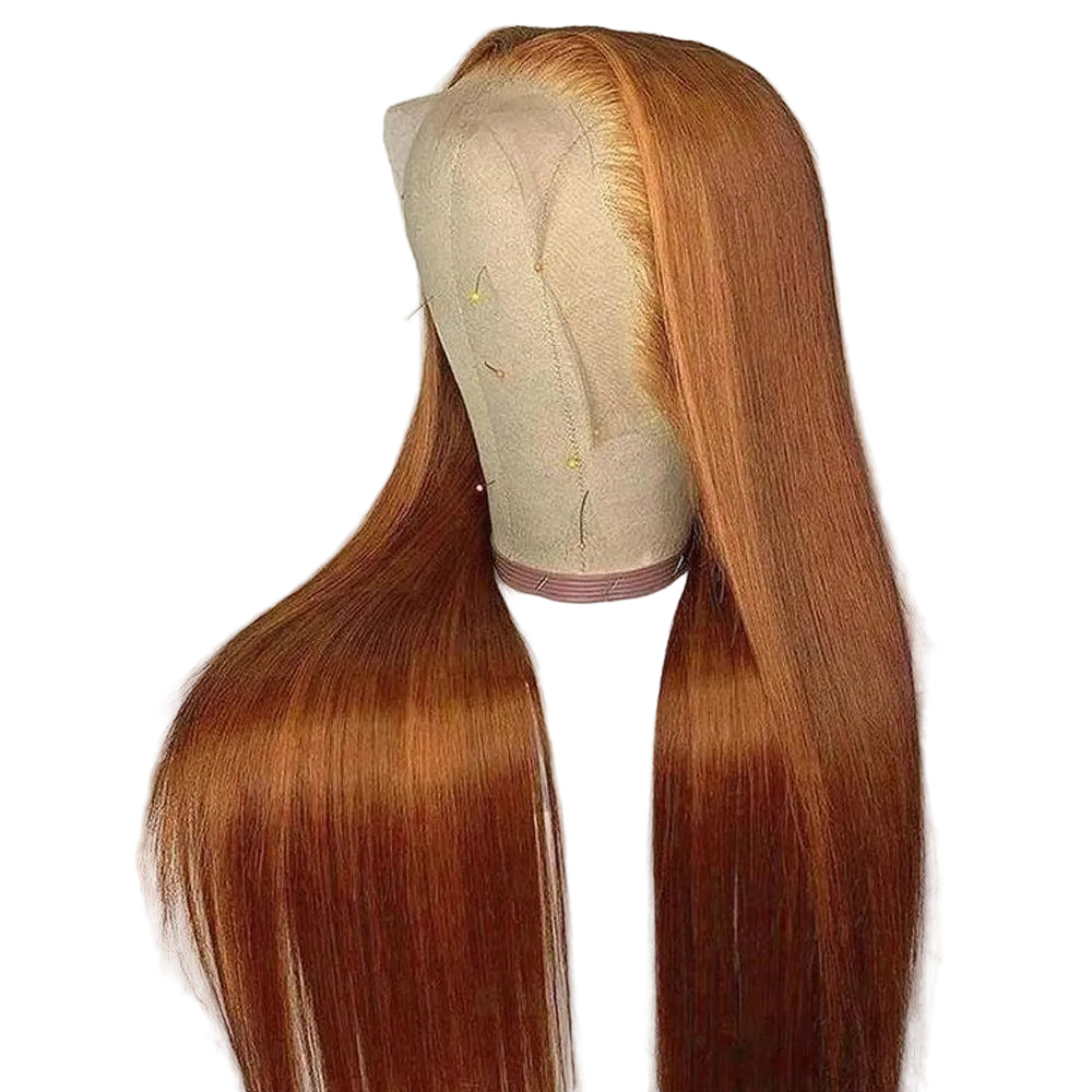Honey Blonde Long Straight Synthetic Lace Front Wig