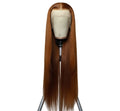 Honey Blonde Long Straight Synthetic Lace Front Wig