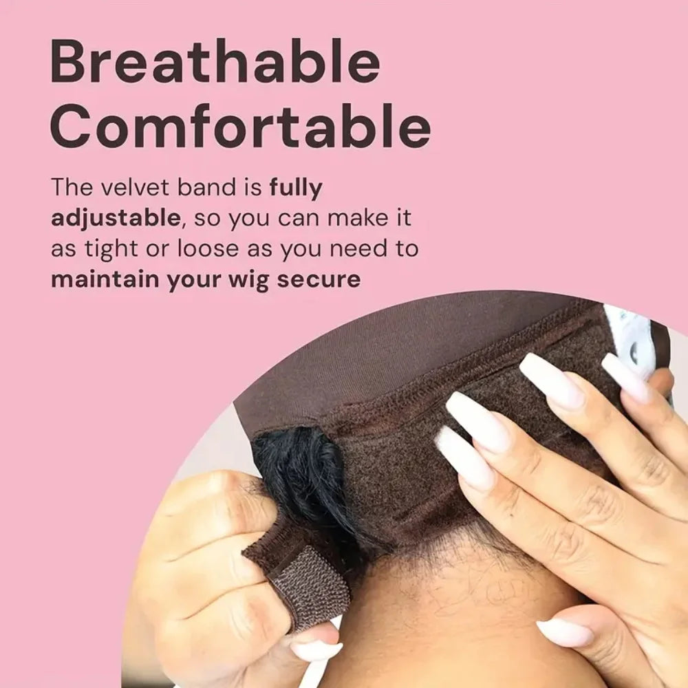 Non Slip Lace Wig Grip Cap with Ear Cutouts & Velcro