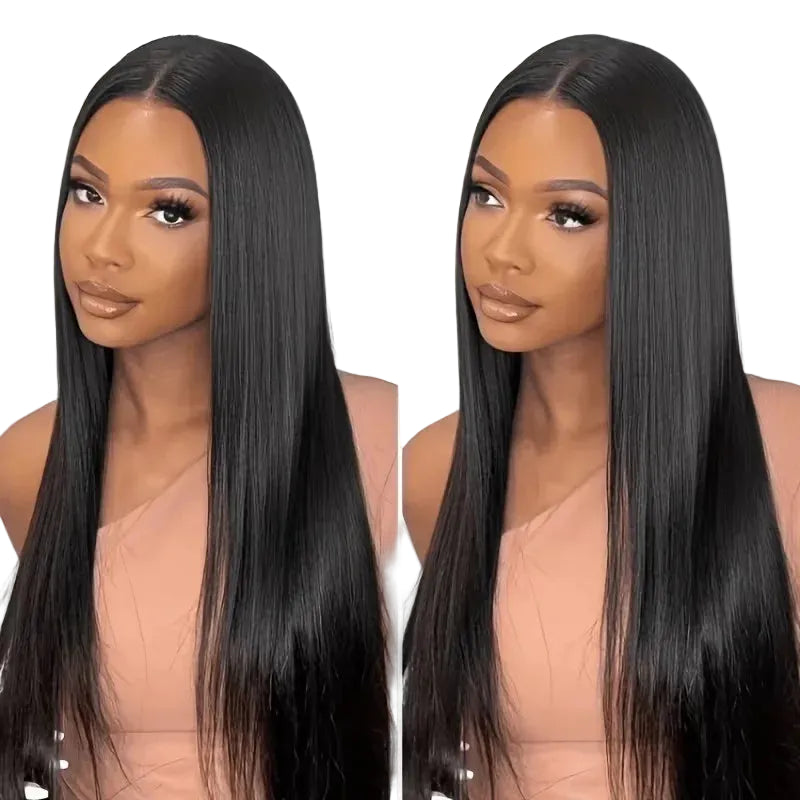 Wear & Go Glueless Brazilian Straight Lace Front Human Hair Wig