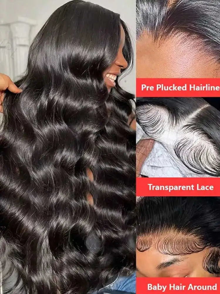 Body Wave 13x6 HD Lace Front Human Hair Wig