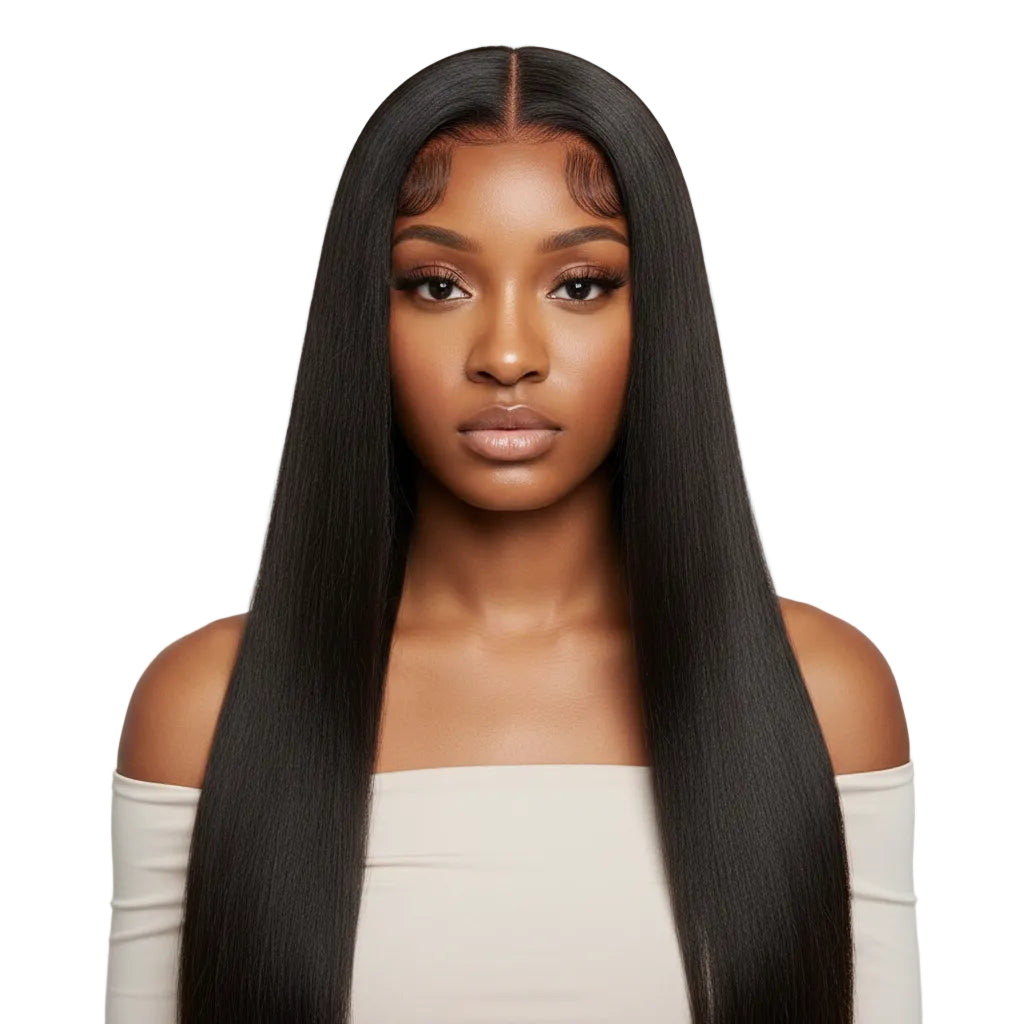 Bone Straight HD Lace Frontal Glueless Wig