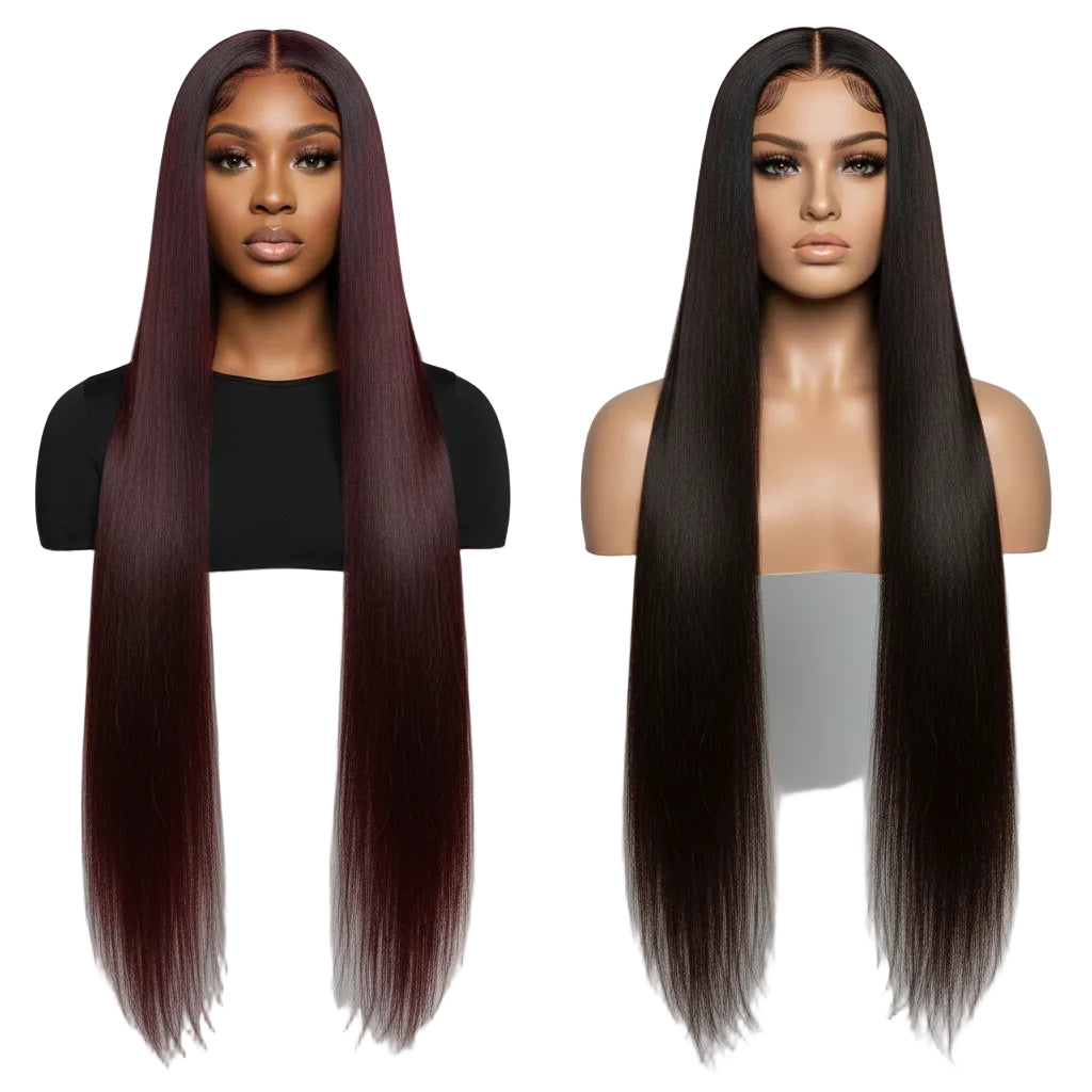 Burgundy Wear and Go Glueless Body Wave Human Hair Wig