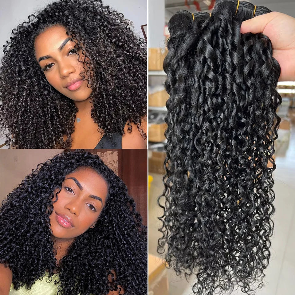 Mèches de Cheveux Humains Pixie Bouclés Vierge 16A