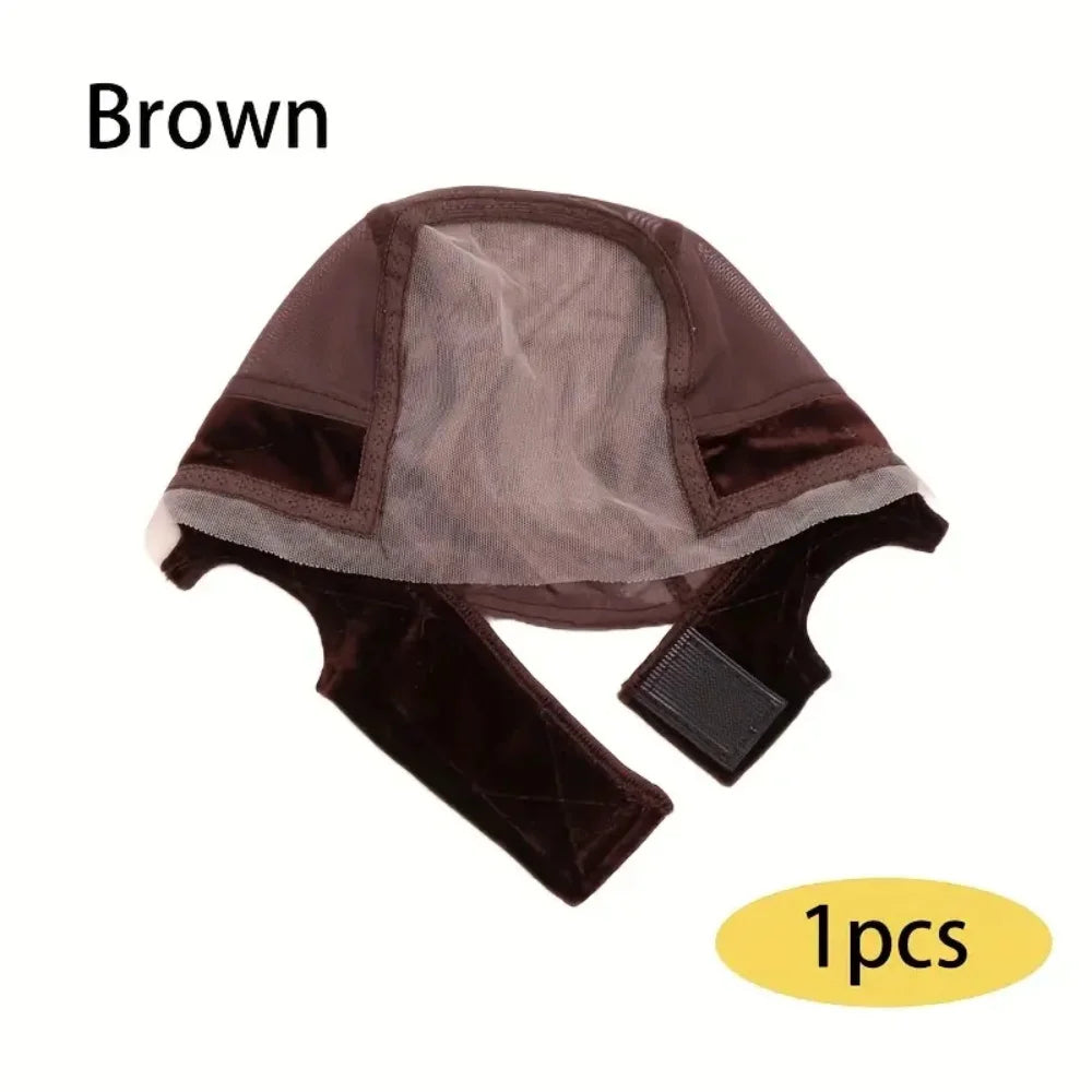 Non Slip Lace Wig Grip Cap with Ear Cutouts & Velcro