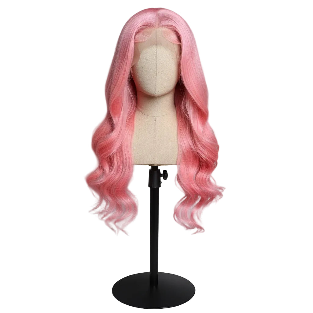 Pink Body Wave 13x6 HD Lace Frontal Brazilian Human Hair Wig