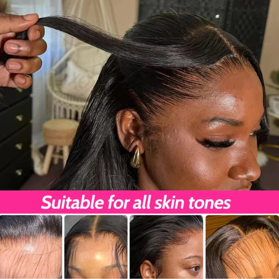 Wear and Go Glueless Straight 13x4 HD Lace Frontal Wig