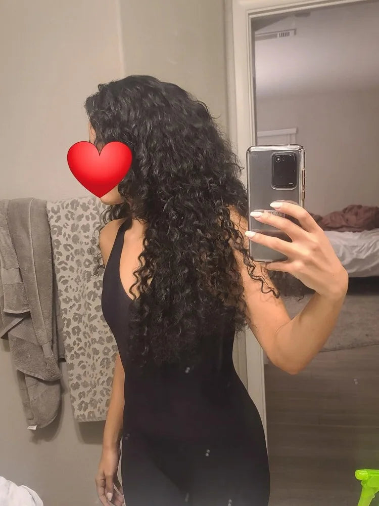 Extensions à Clip Seamless Cheveux Humains Ondulés Profonds 4C 8 Pièces