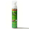 Curly Hair Mousse for Wigs 100ml by ORS, infused with olive oil for strong hold and anti-frizz styling.