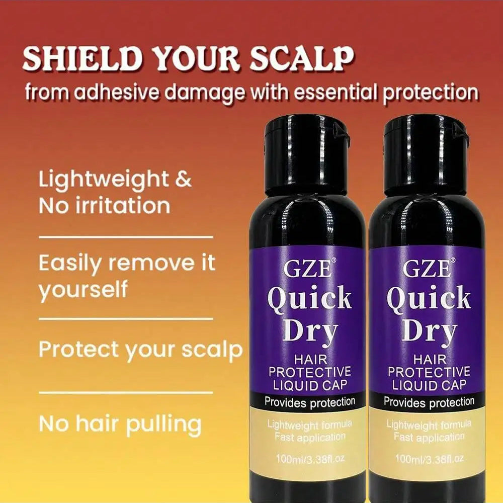 GZE Quick Weave Protective Shield Leave-In Conditioner for hair protection, quick weave hair products.