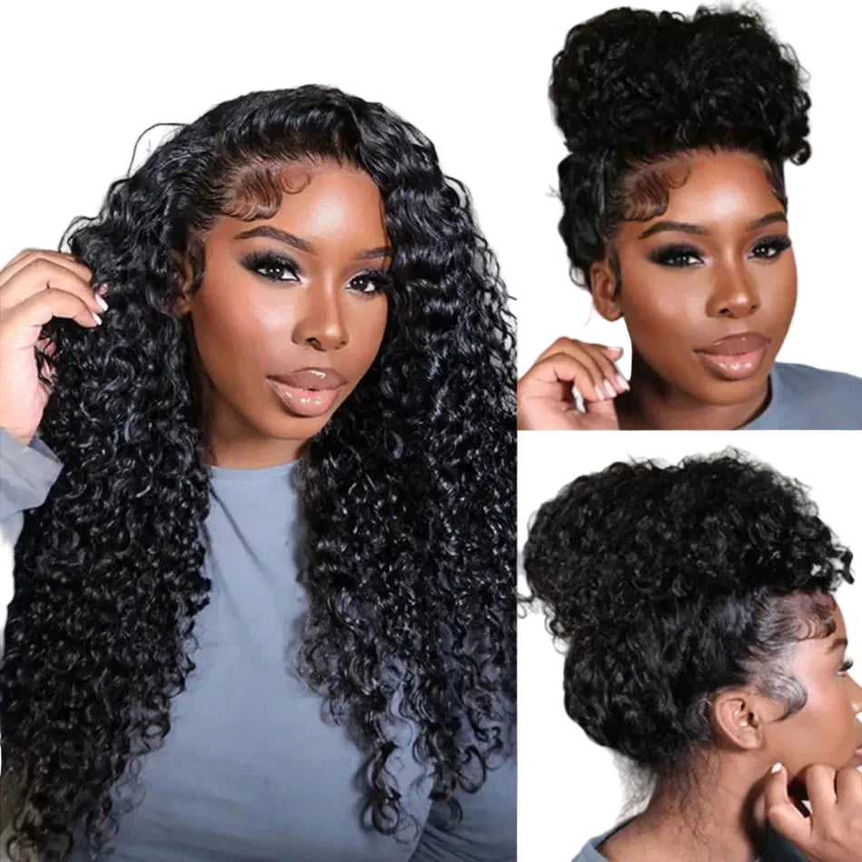 360 HD Lace Front Human Hair Wig 250% Density Straight