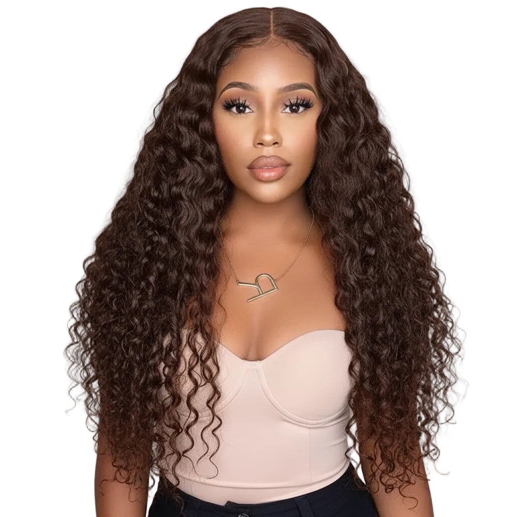Burgundy Curly 13x6 HD Lace Frontal Human Hair Wig