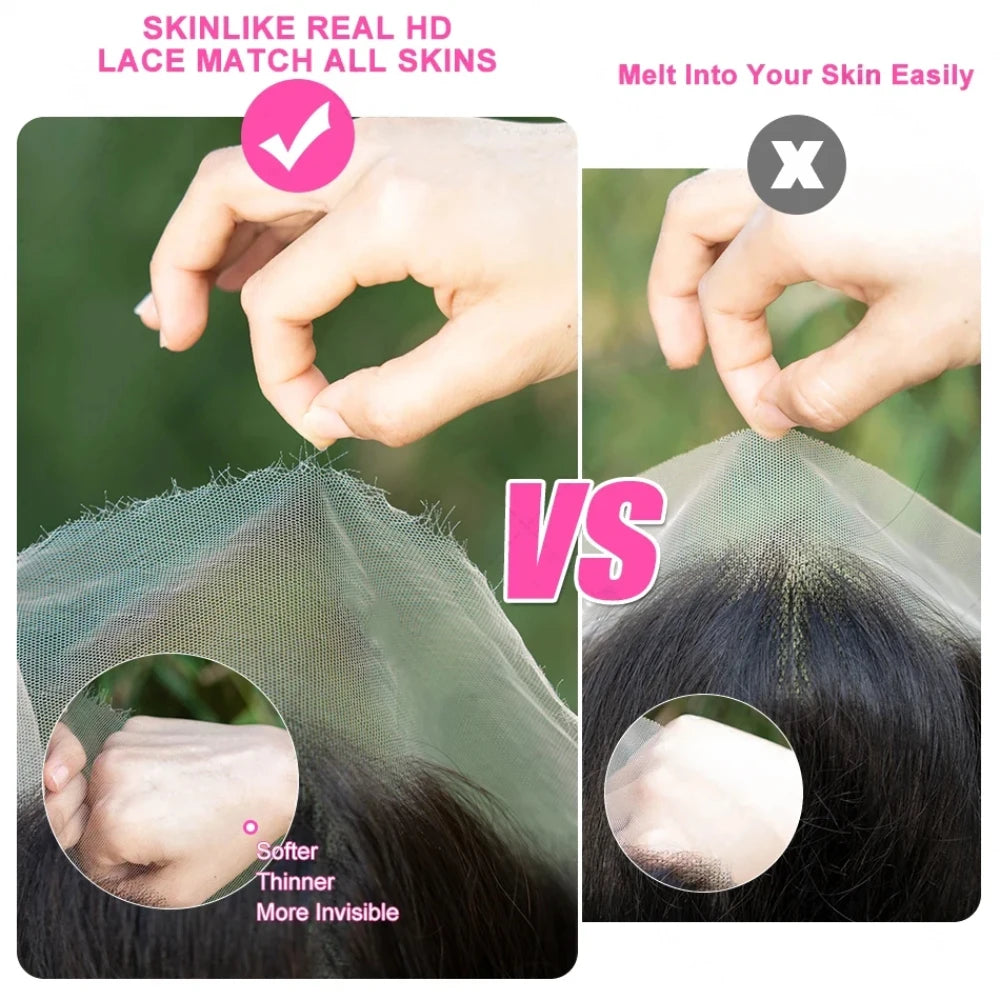Highlight FB30 Straight 13x6 HD Lace Frontal Wig 220% Density