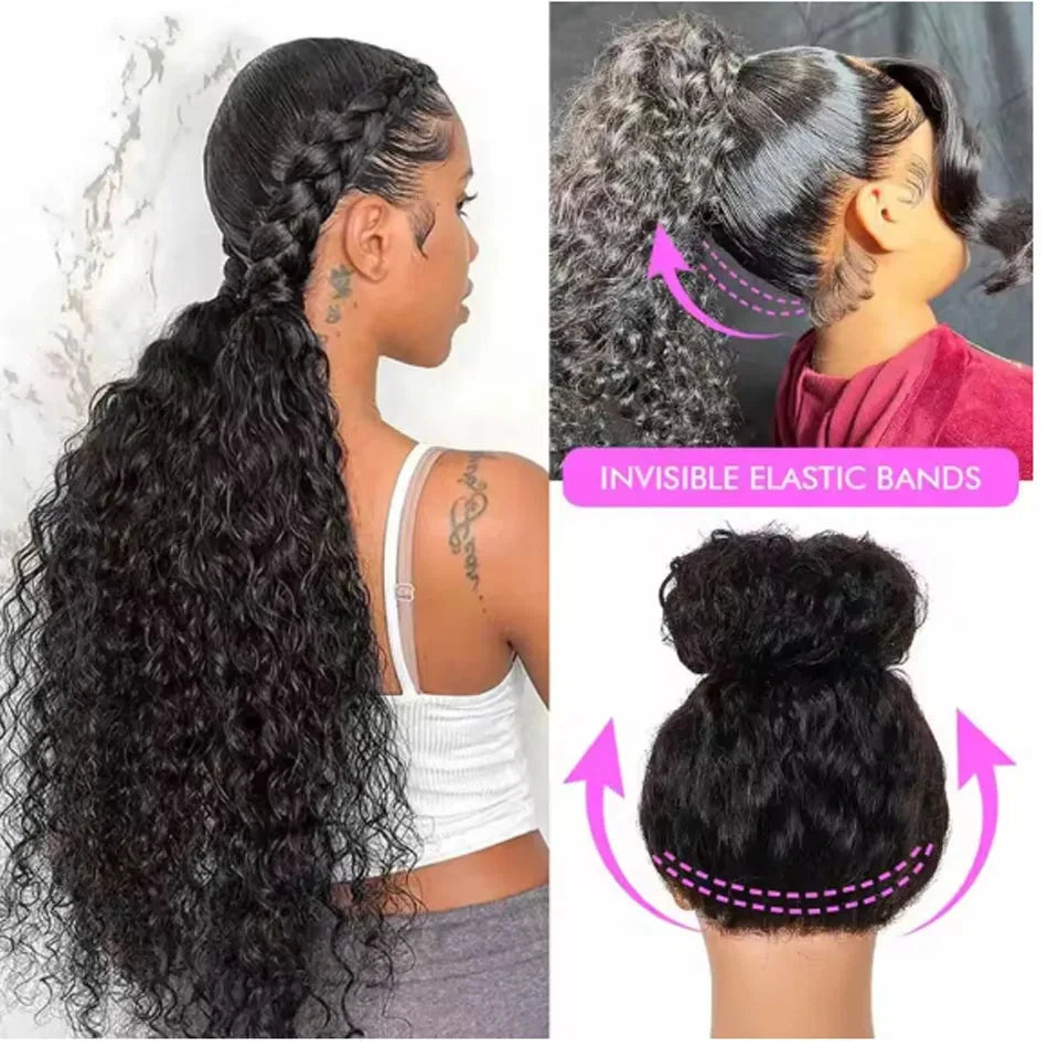 360 HD Lace Front Human Hair Wig 250% Density Straight