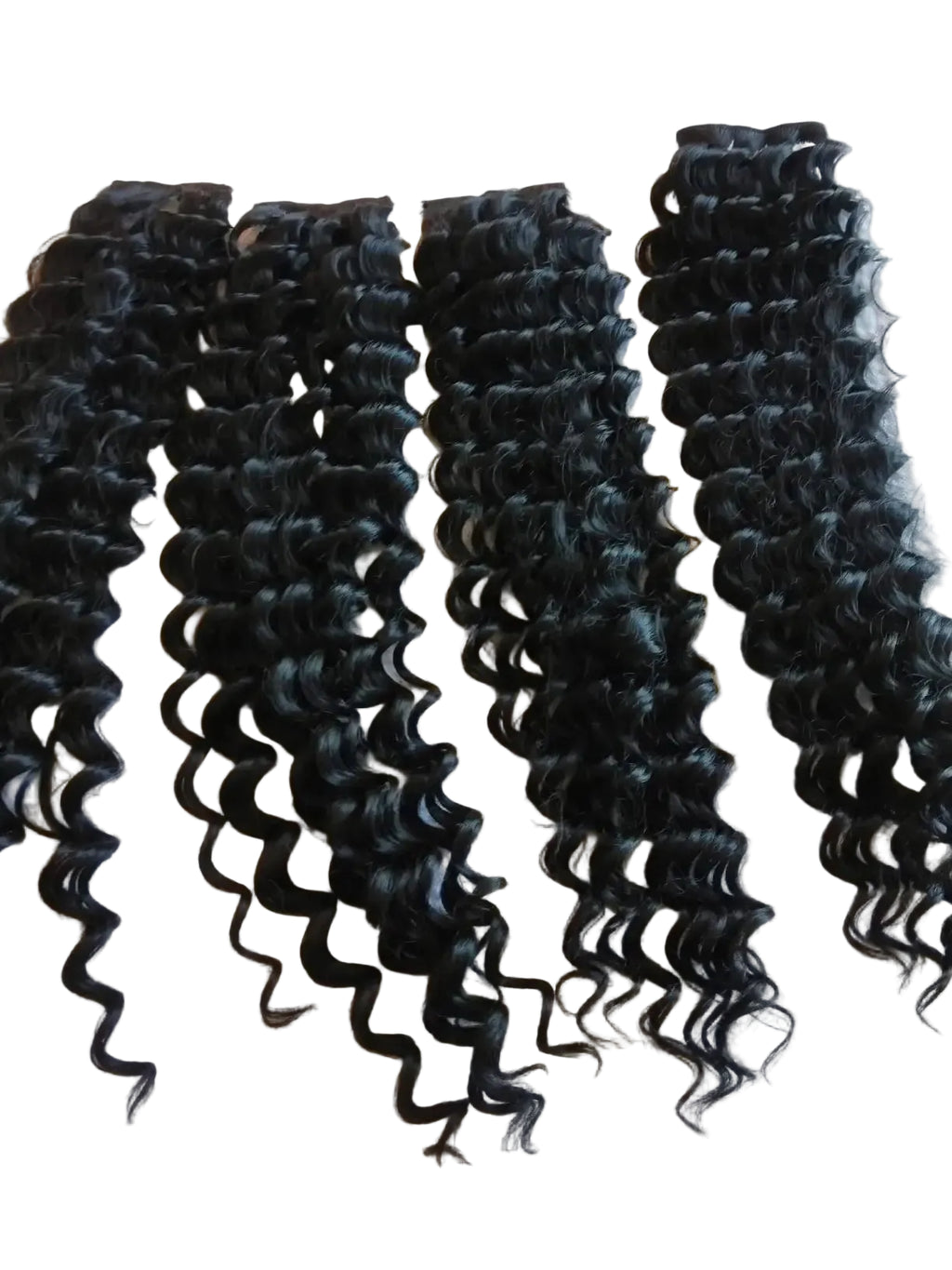 Extensions à Clip Seamless Cheveux Humains Ondulés Profonds 4C 8 Pièces