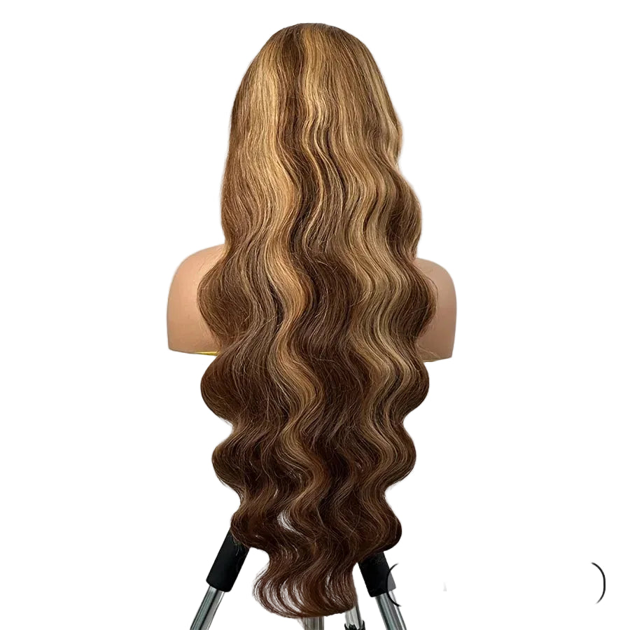 Honey Blonde Body Wave Lace Front Wig HD 13x4 200%
