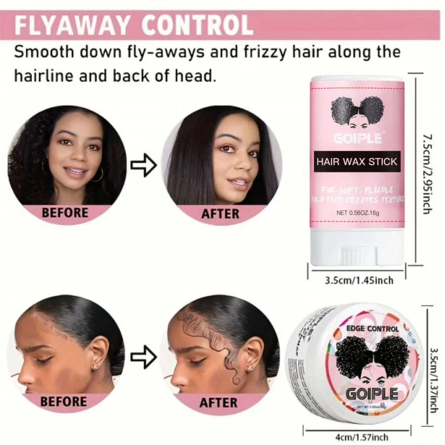 Beginners Lace Wig Styling Kit – Wax Stick, Edge Gel & Glue
