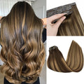 Seamless Clip In Human Hair Extensions – Invisible PU 150g