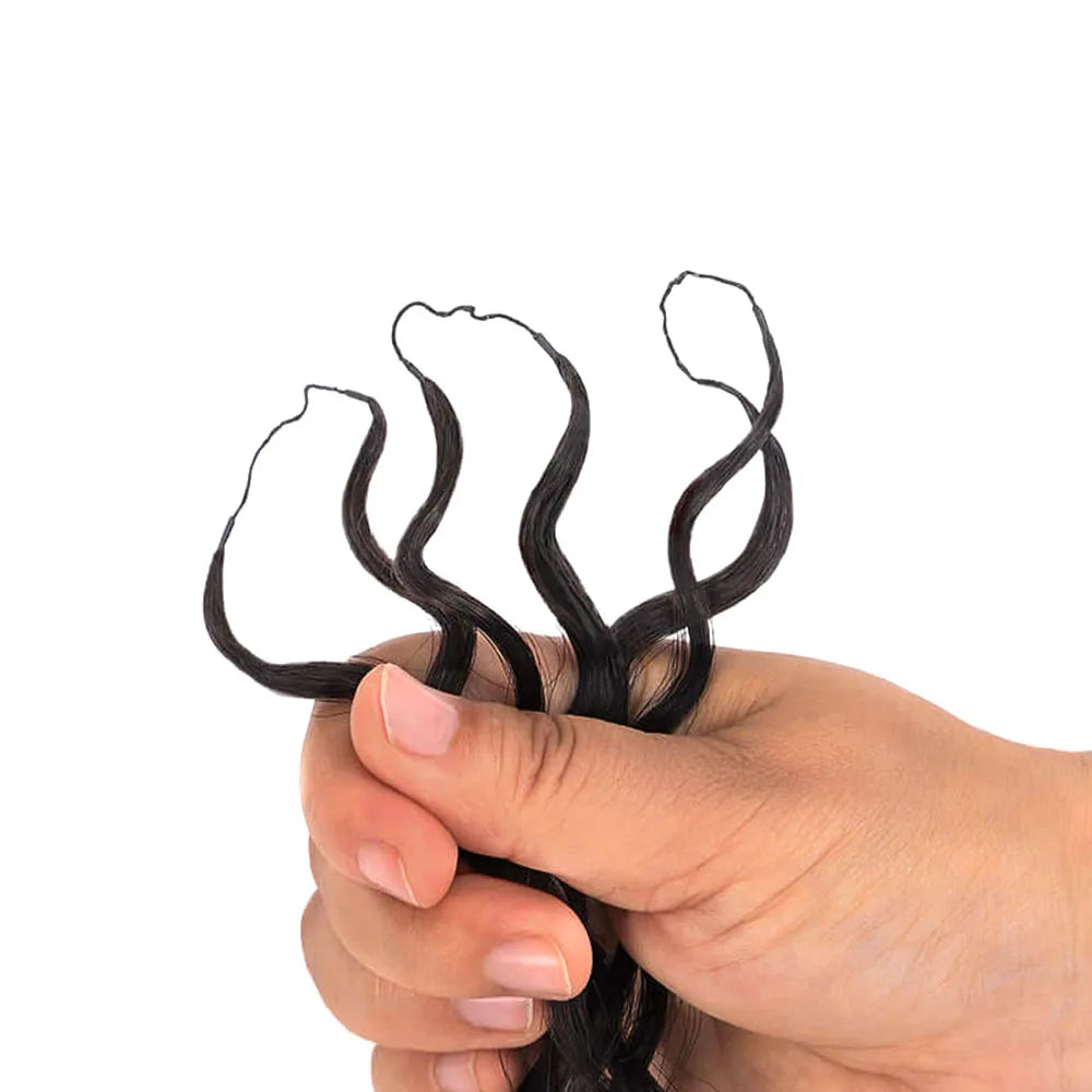 Extensions de cheveux humains au crochet Miracle Knots – Ondulation naturelle bohème