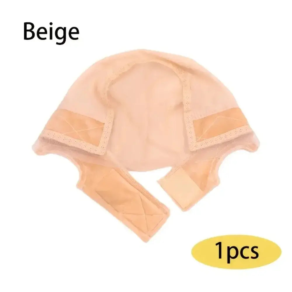 Non Slip Lace Wig Grip Cap with Ear Cutouts & Velcro