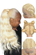 Honey Blonde Body Wave Transparent Lace Front Wig